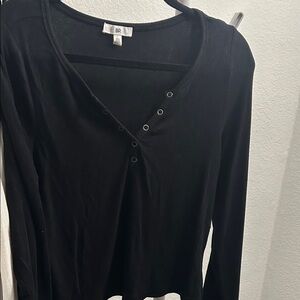 BP Classic Black Long Sleeve Tee